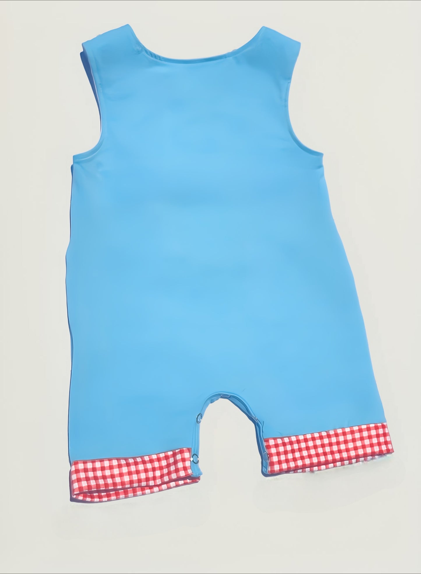Blue Patriotic Cow with American Star Romper