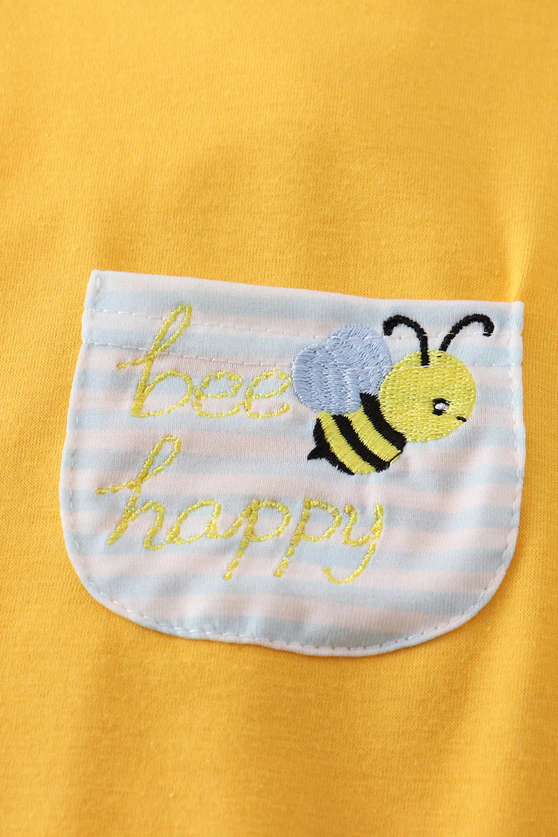 Bee Happy Overall Romper