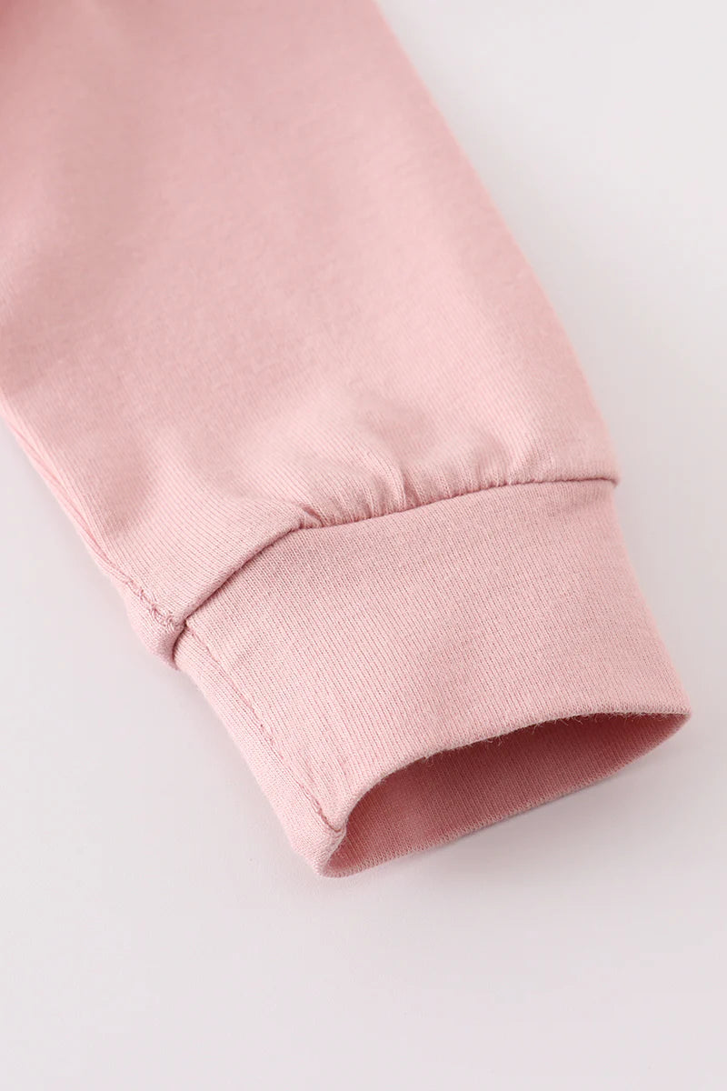 Pink Cow Romper