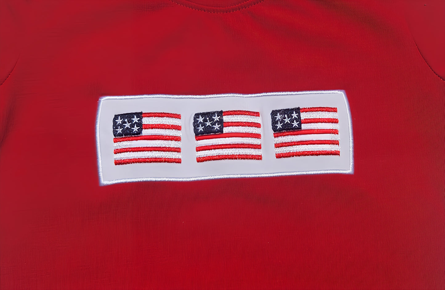 Red Patriotic Flag Shirt