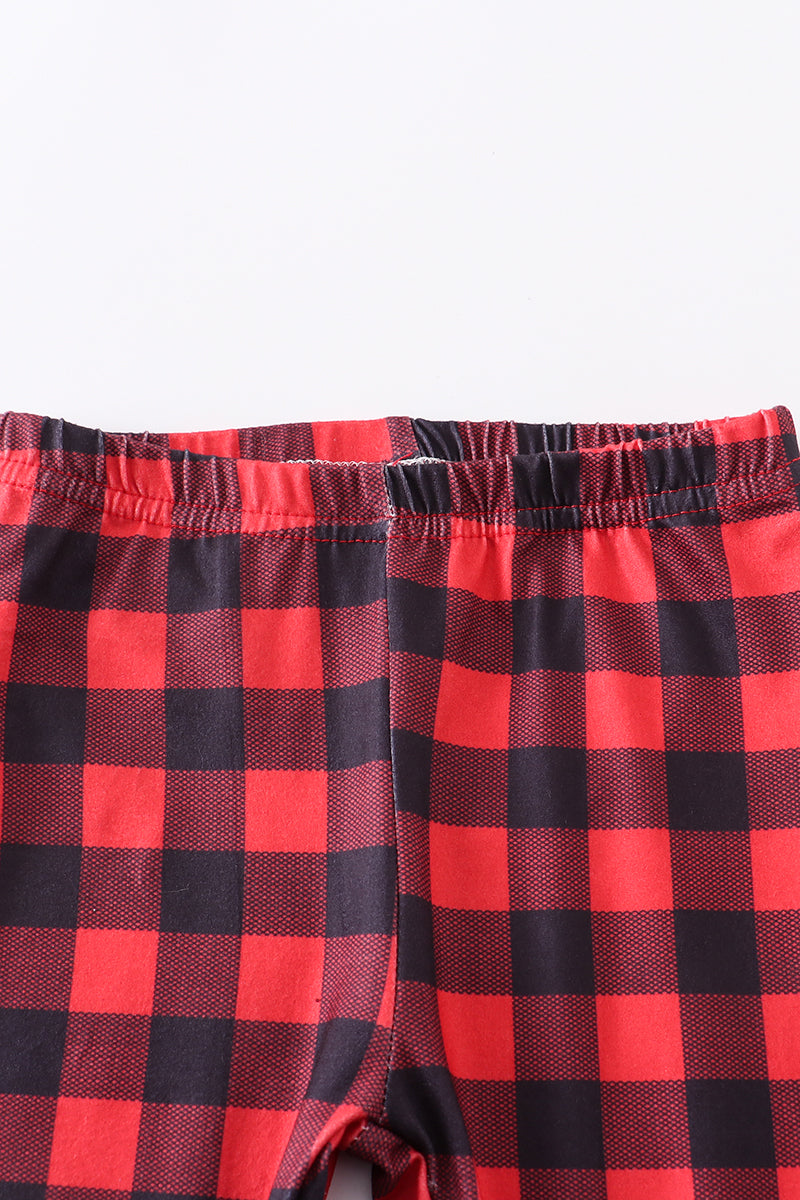Buffalo Check Merry Christmas Pant Set