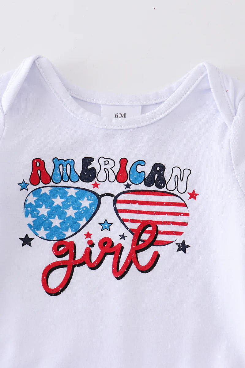 American Girl Onesie Skirt Set