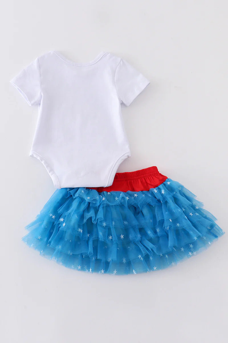 American Girl Onesie Skirt Set