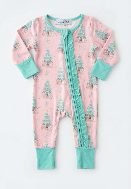 Pastel Classic Christmas Romper