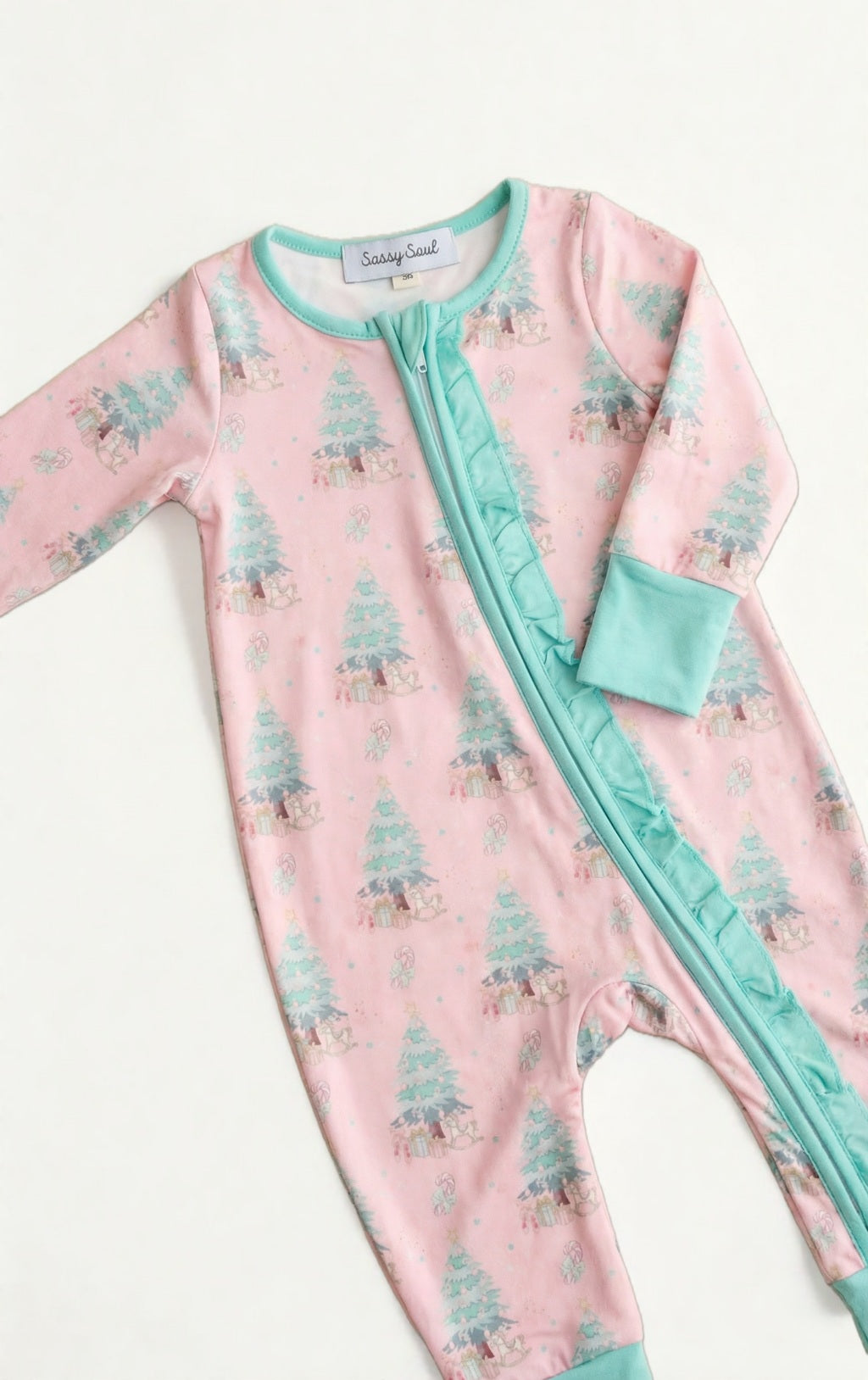 Pastel Classic Christmas Romper