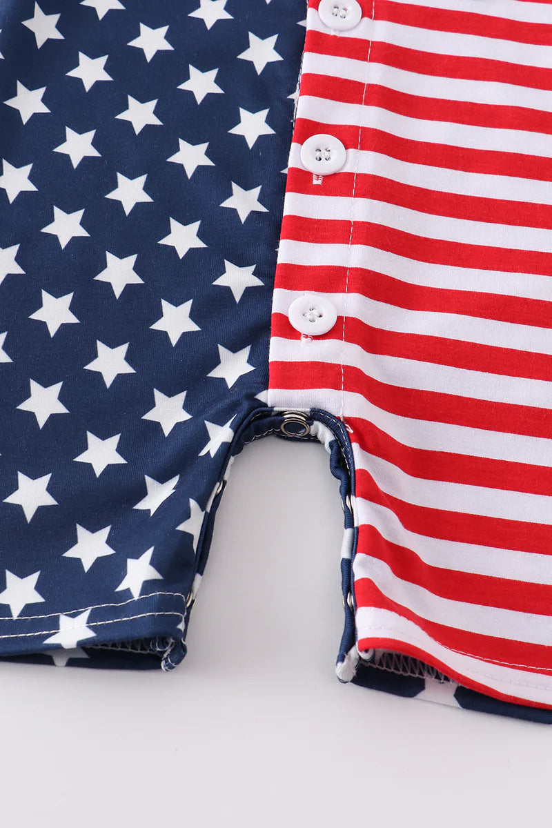 Stars and Stripes Patriotic Romper